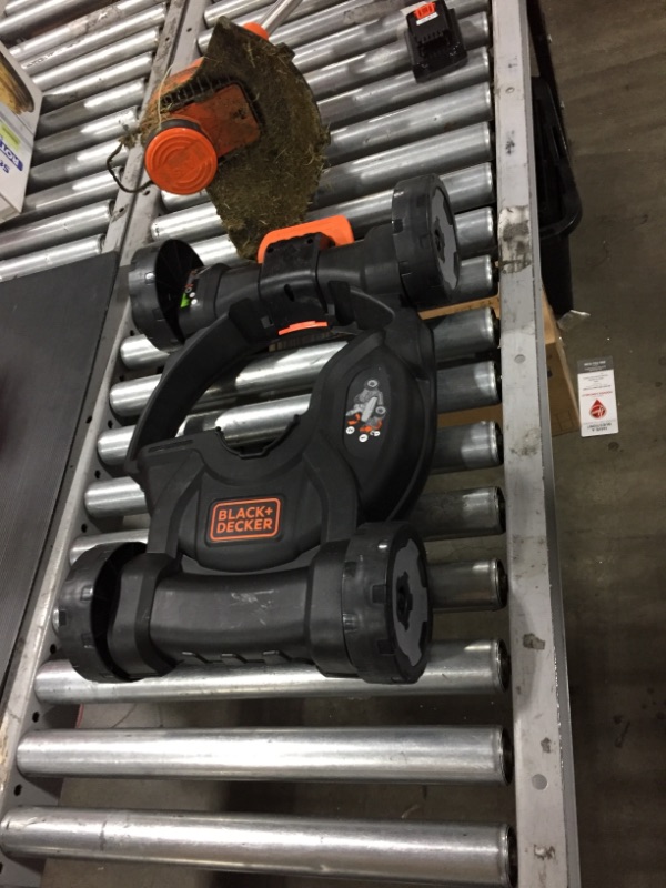 Photo 2 of Black & Decker MTC220 Max Cordless Lithium-Ion 3-in-1 Trimmer/Edger & Mower, Orange/ Black