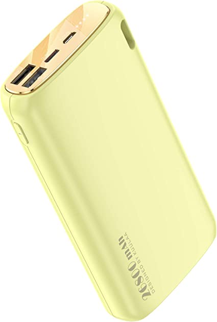 Photo 1 of Kuulaa Portable Charger 26800mAh, High Capacity Power Bank, Dual-Input and Dual-Output Battery Pack USB C (Input Only), Cell Phone Battery Charger, 5V 2A for iPhone, Samsung Galaxy, Google LG & etc