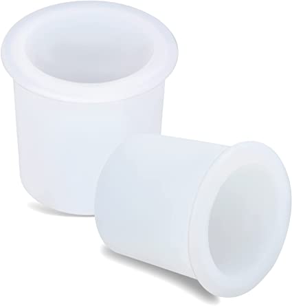 Photo 1 of 2 Pcs Table Umbrella Hole Rings (White)