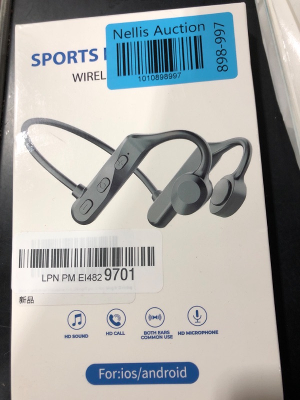 Photo 1 of Wireless Bluetooth Headset- black