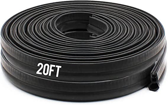 Photo 1 of 20Feet Long Car Door Rubber Seal Strip, Automotive Weather Striping with Top Bulb, Easy to Install for Cars, Boats, RVs, Trucks, and Home Applications