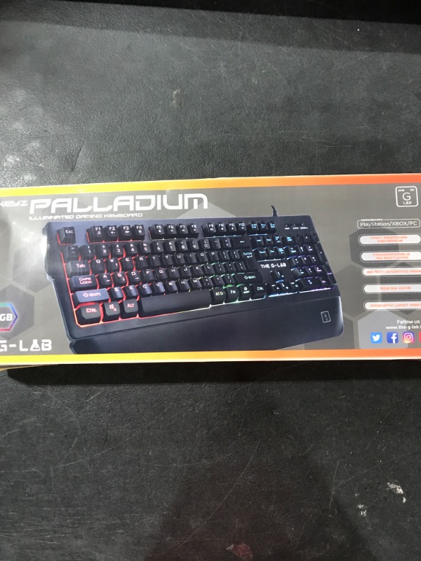 Photo 1 of g lab palladium keyboard 