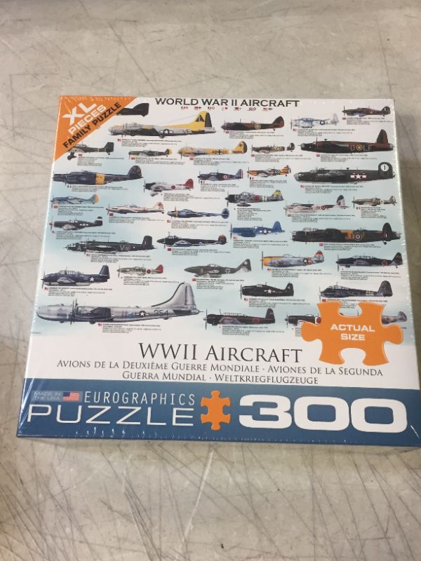Photo 2 of Eurographics WWII Aircraft 300-pc Jigsaw Puzzle Nintendo GameStop
