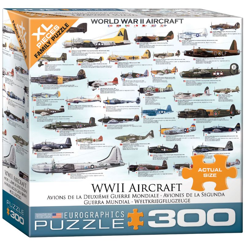 Photo 1 of Eurographics WWII Aircraft 300-pc Jigsaw Puzzle Nintendo GameStop
