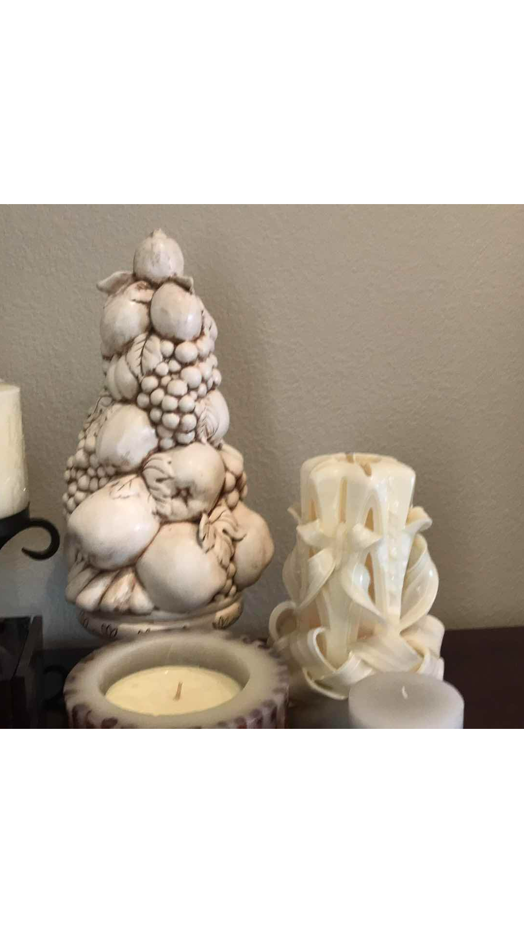 Photo 2 of ASSORTED CANDLES FRUIT TOWER