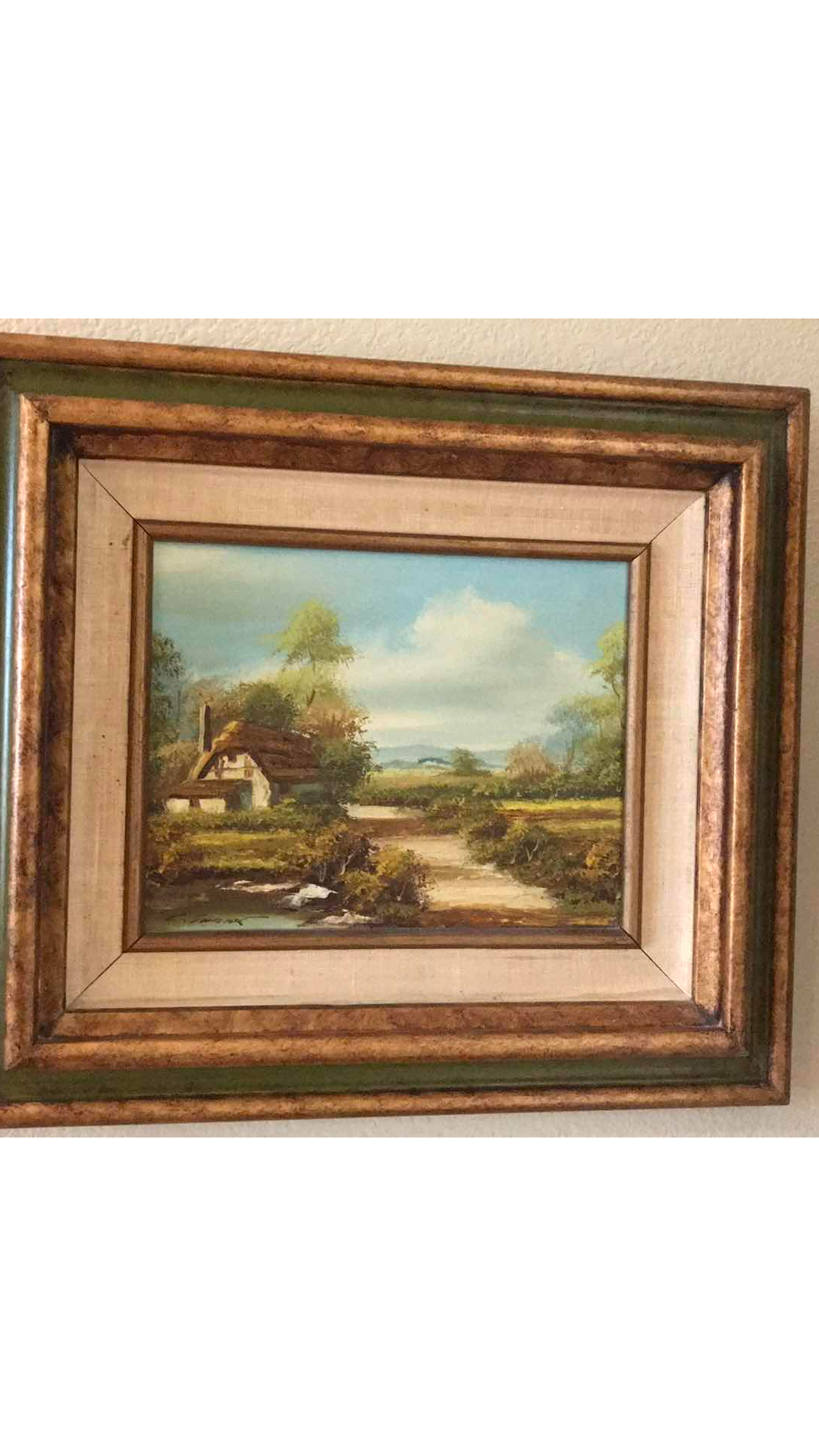 Photo 1 of FRAMED OIL ON CANVAS 17” X 14”