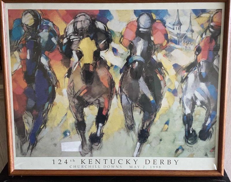 Photo 1 of 124TH KENTUCKY DERBY 1998 PRINT 31” X H 26”