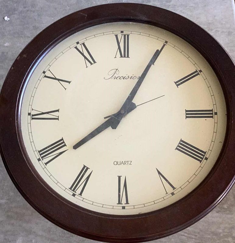 Photo 1 of VINTAGE CLOCK TABLE 18” DIAMETER