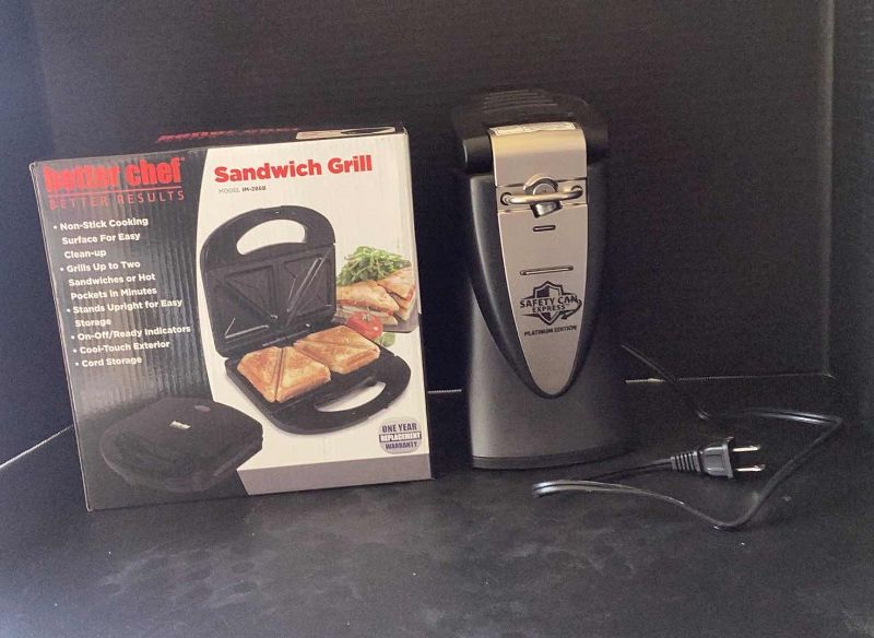 Photo 1 of SANDWICH GRILL AND CAN OPENER