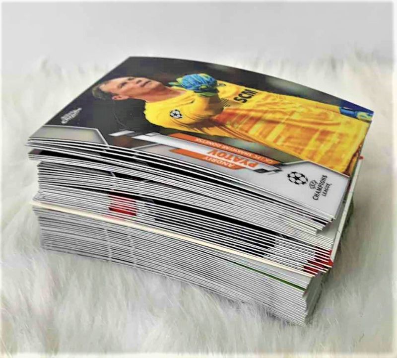 Photo 1 of STACK OF COLLECTIBLE SOCCER CARDS