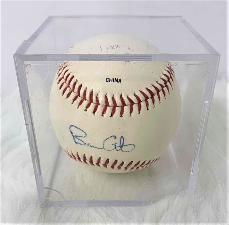 Photo 1 of COLLECTIBLE AUTOGRAPHED BASEBALL BRIAN GILES PADRES