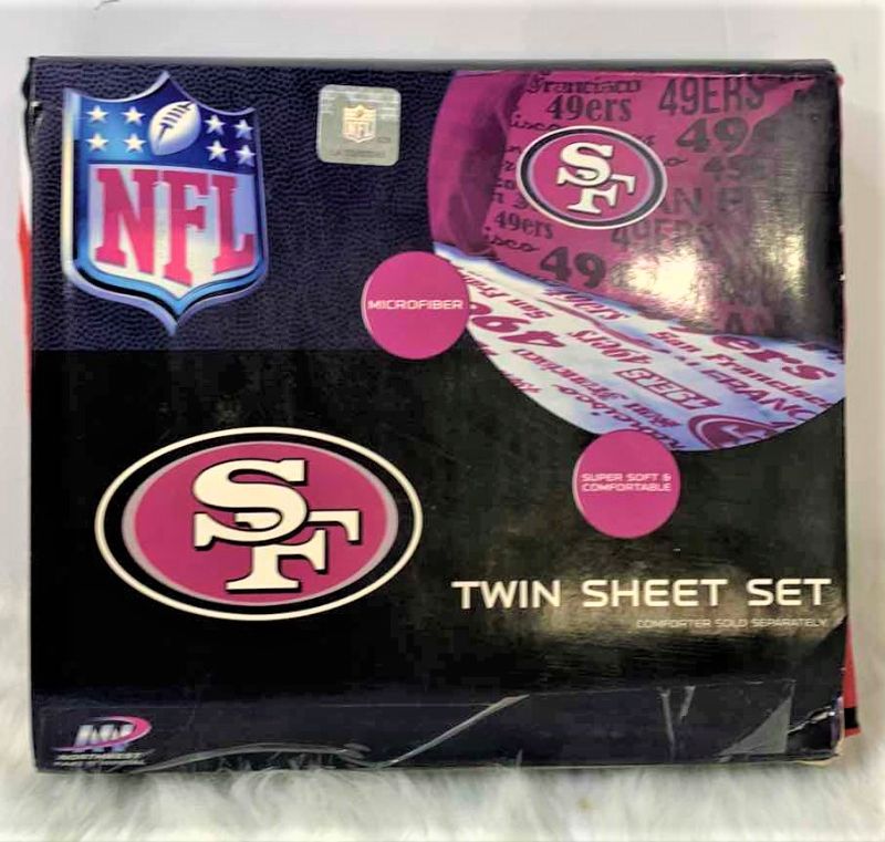 Photo 1 of NFL SAN FRANCISCO 49ers TWIN SHEET SET