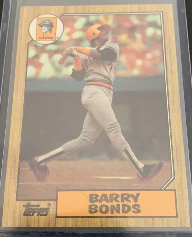 Photo 1 of 1987 TOPPS BARRY BONDS ERROR  CARD 320