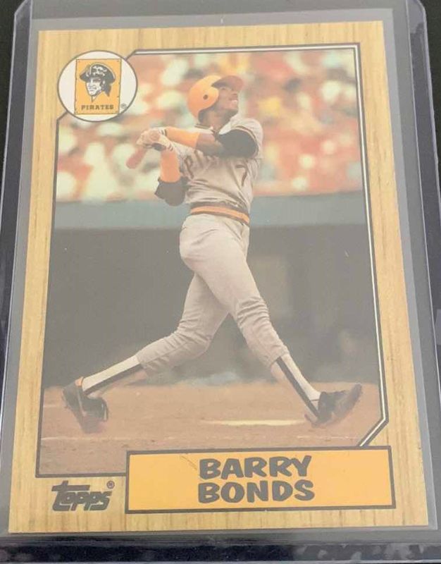 Photo 1 of 1987 TOPPS BARRY BONDS ERROR CARD 320