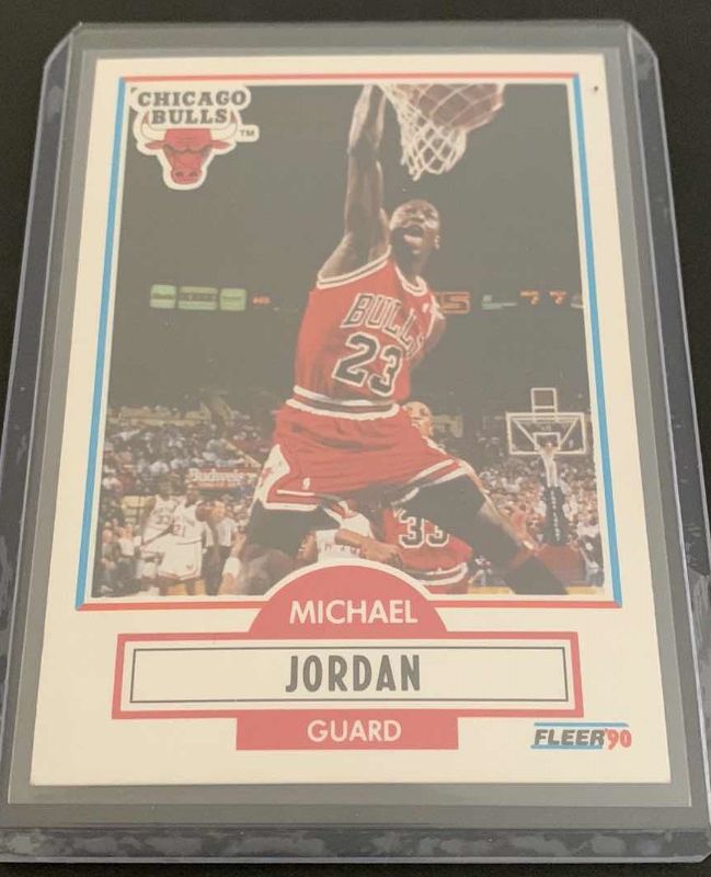 Photo 1 of 1990 FLEER MICHAEL JORDAN  CARD 26