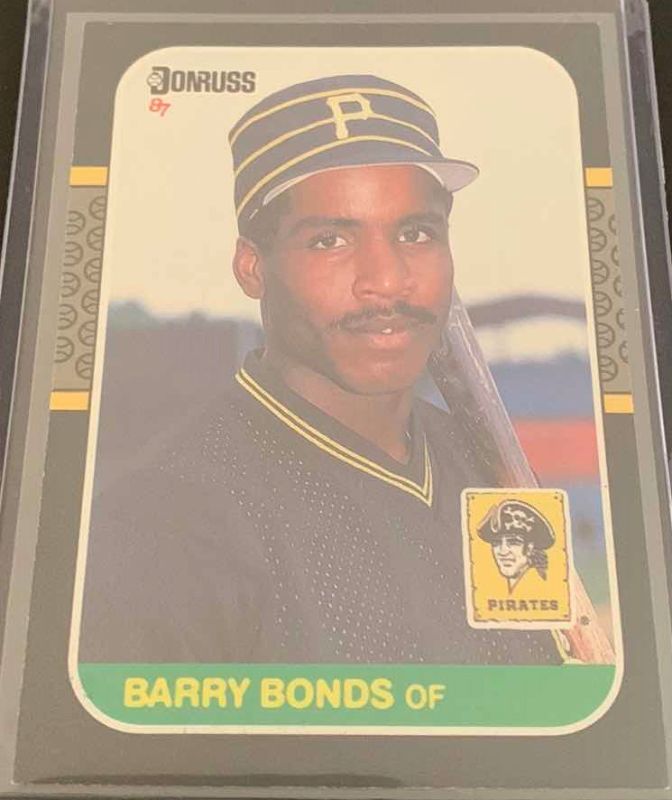 Photo 1 of 1987 DONRUSS BARRY BONDS ROOKIE CARD 361