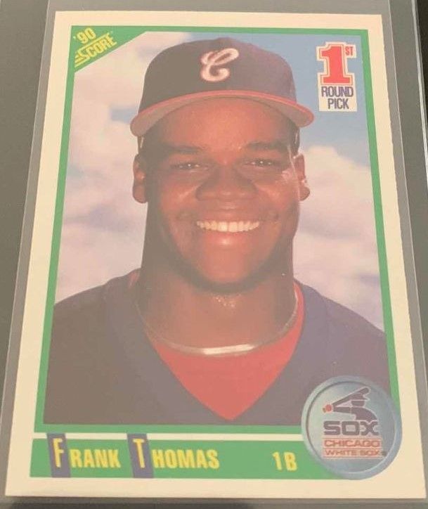 Photo 1 of 1990 SCORE FRANK THOMAS ROOKIE CARD 663