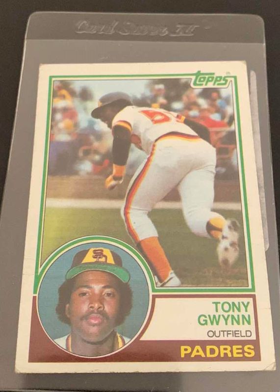 Photo 1 of 1983 TOPPS TONY GWYNN ROOKIE PADRES CARD 482