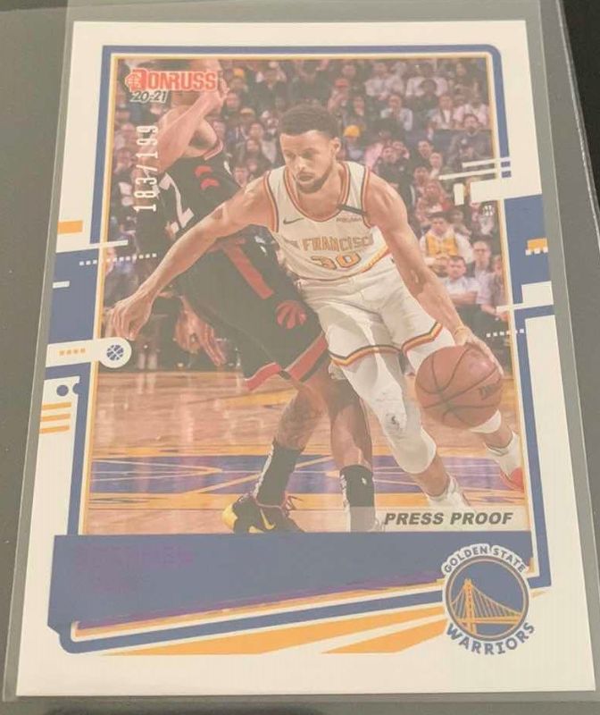 Photo 1 of 2020 PANINI STEPHEN CURRY WARRIORS CARD