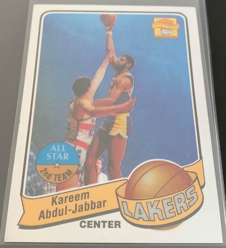 Photo 1 of 1979 REPRINT KAREEM ABDUL-JABBAR TOPPS CARD 10