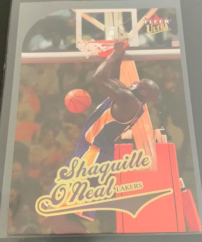 Photo 1 of 2004 FLEER SHAQUILLE O’NEAL LAKERS DIE CUT CARD 