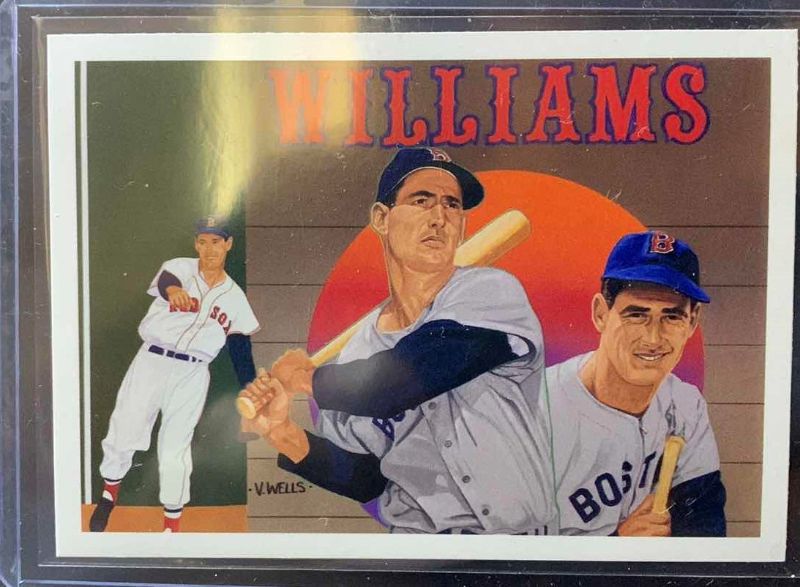 Photo 1 of 1991 UD TED WILLIAMS BASEBALL HEROES CARD 36 OF 36