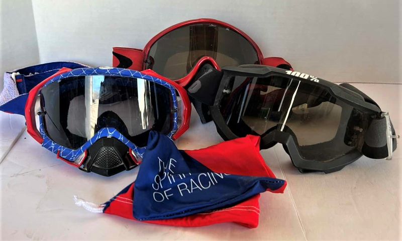 Photo 1 of THREE SNOW GOGGLES