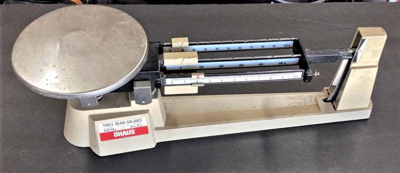Photo 1 of OHAUS TRIPLE BEAM SCALE AND DIGITAL SCALE
