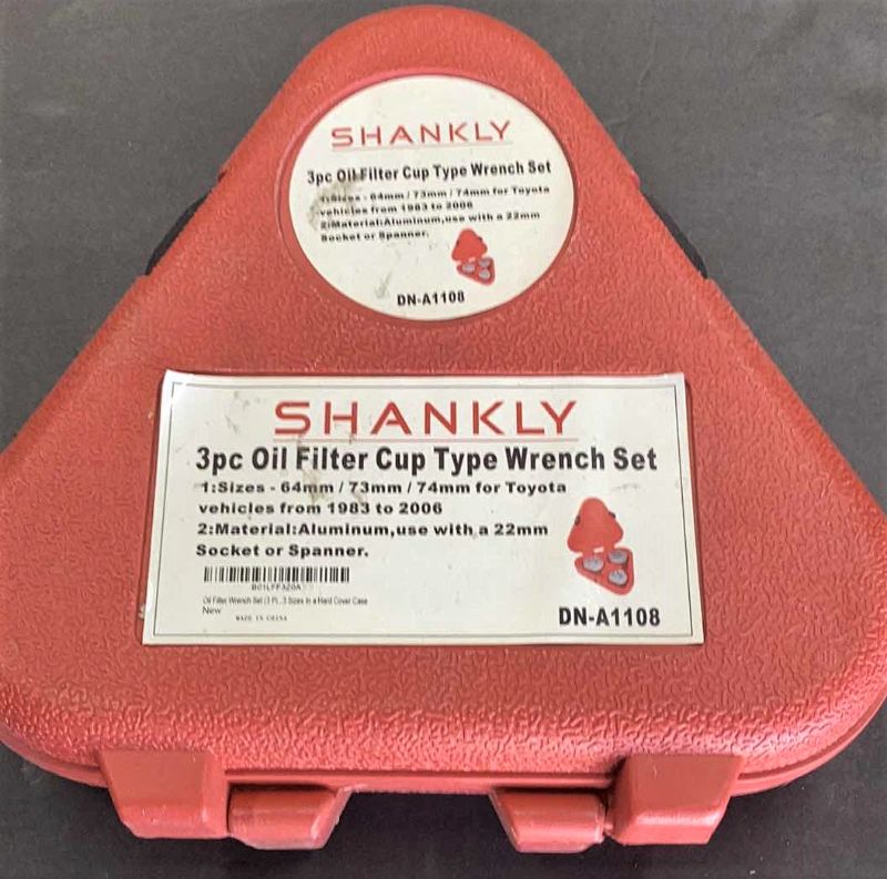 Photo 1 of SHANKLY 3 PC OIL FILTER TYPE WRENCH SET