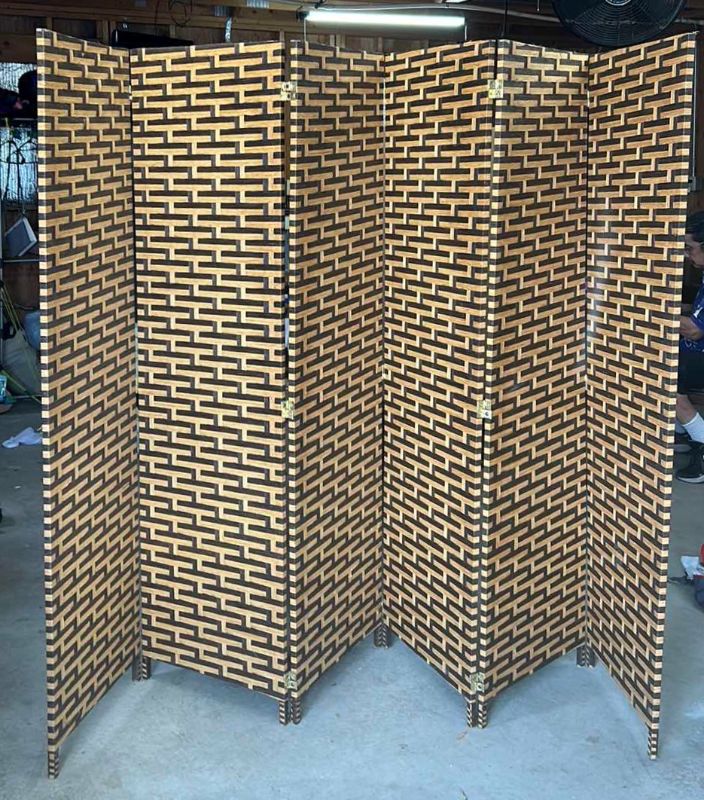 Photo 1 of 10 FOOT WOVEN ROOM DIVIDER