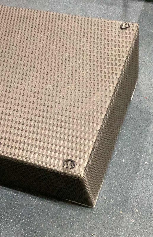 Photo 1 of BASKET WEAVE POOL LOUNGE CHAIR 26” X 79” H 14”