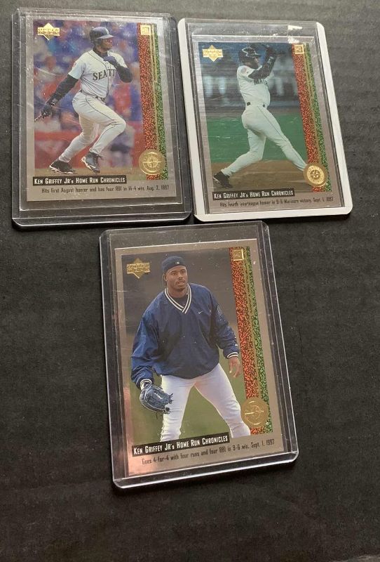 Photo 1 of MLB BASEBALL KEN GRIFFEY JR. CARDS