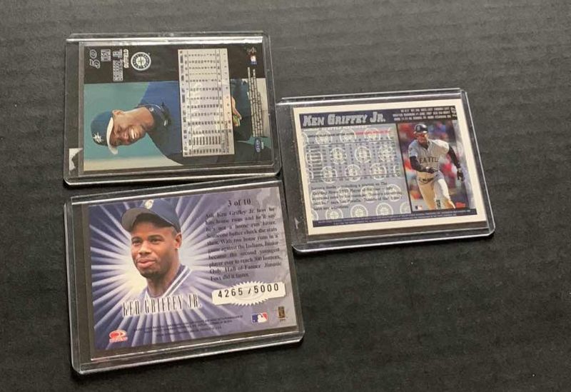 Photo 2 of MLB BASEBALL KEN GRIFFEY JR. CARDS