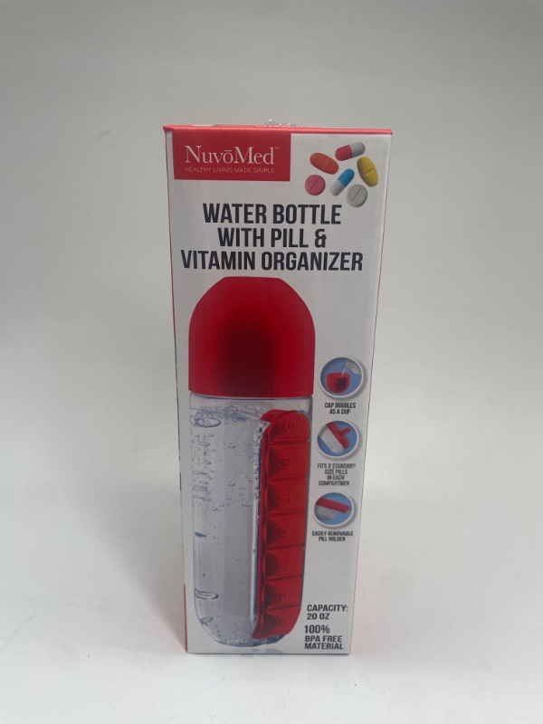 Photo 2 of NuvoMed Pill and Vitamin Water Bottle Organizer
