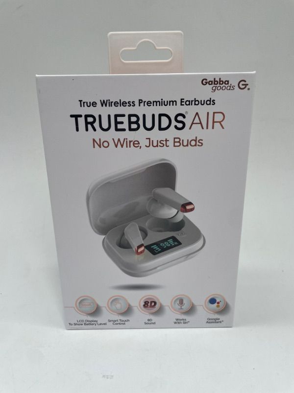 Photo 3 of Rose Gold And White True Buds Air Wireless Smart Touch 8D Sound Automatic Pair by Gabba Goods New 
