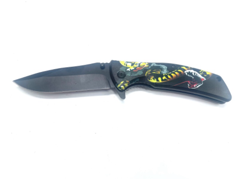 Photo 2 of Open Mouth Snake Pocket Knife New