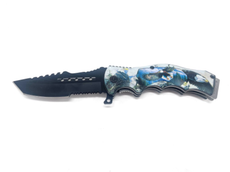 Photo 2 of Eagles In the Sky with Big Trees Pocket Knife