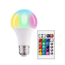 Photo 1 of 2-Pack Glow by GabbaGoods LED Multi-Color RGB Light Bulbs with Remote - 5 Watt
