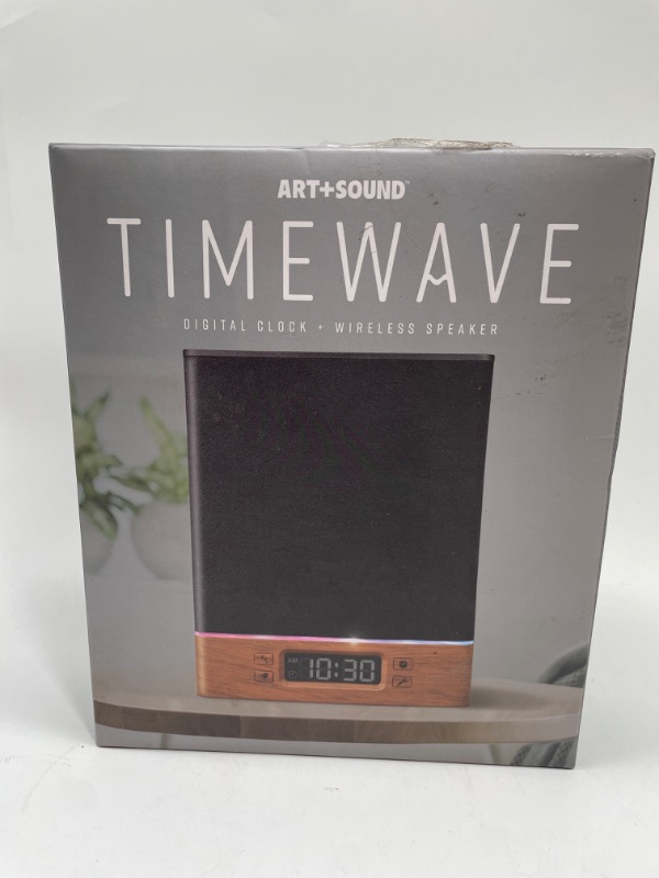Photo 2 of Art+Sound Timewave Clock Bluetooth Speaker