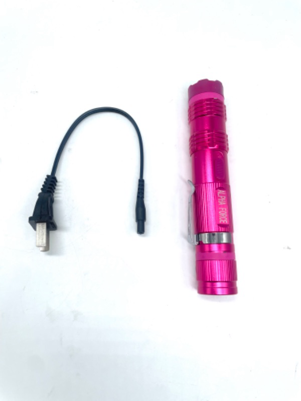 Photo 2 of Pink Stungun Flashlight No Batteries Needed