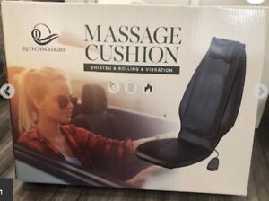 Photo 2 of IQ Technologies Massage Cushion Shiatsu RollingVibration Heating CAR PLUG REMOTE