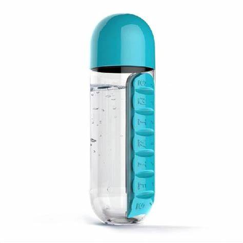 Photo 1 of Nuvo Med Pill Holder Multi Purpose Water Bottle 