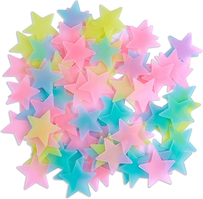 Photo 3 of Gabba Goods 2 Pack Color Changing Light Bulbs With Glow In The Dark Stars 