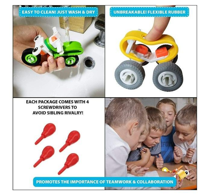 Photo 3 of Orian Toddler Toys Take Apart STEM Learning Play Set 60 Pcs