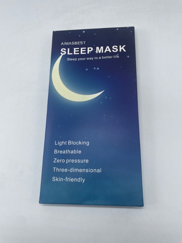 Photo 2 of Aimasbest Sleep Mask, 0 Pressure 3D Contoured Eye Mask for Sleeping Travel Nap Yoga

