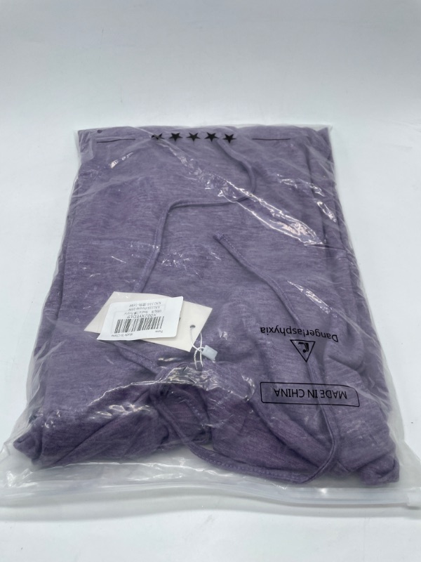 Photo 1 of KARALIN 16w Plus Size Womens Hoodie Oversized Hoodie for Women Purple
