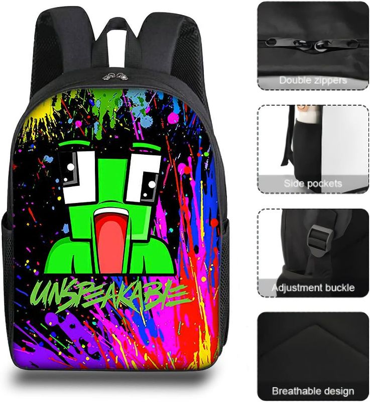 Photo 1 of Cartoon Backpack Travel Backpack Sports Backpack for Boys and Girls Game Fans
