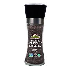 Photo 1 of Himalayan Chef Organic Black Pepper Refillable Glass Grinders, 6.40 ounces