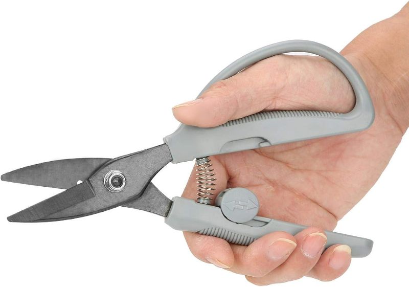 Photo 1 of Wire Cutters and Strippers, Tin Snips for Cutting Metal Sheet Metal Cutter for Bolt Cutter Heavy Duty Shear
