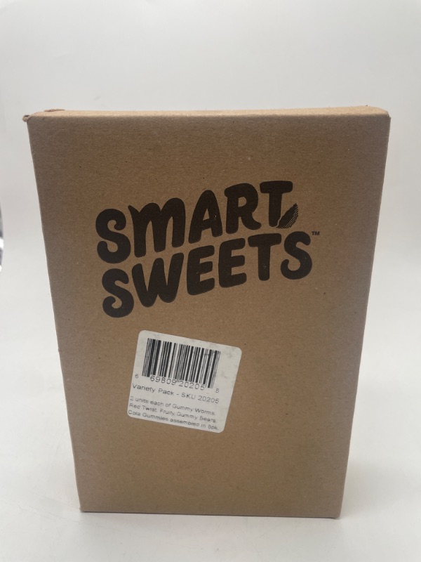 Photo 2 of SmartSweets Variety Pack, Candy with Low Sugar & Low Calorie, Healthy Snacks for Kids & Adults - Gummy Worms, Red Twists, Fruity Gummy Bears, Cola